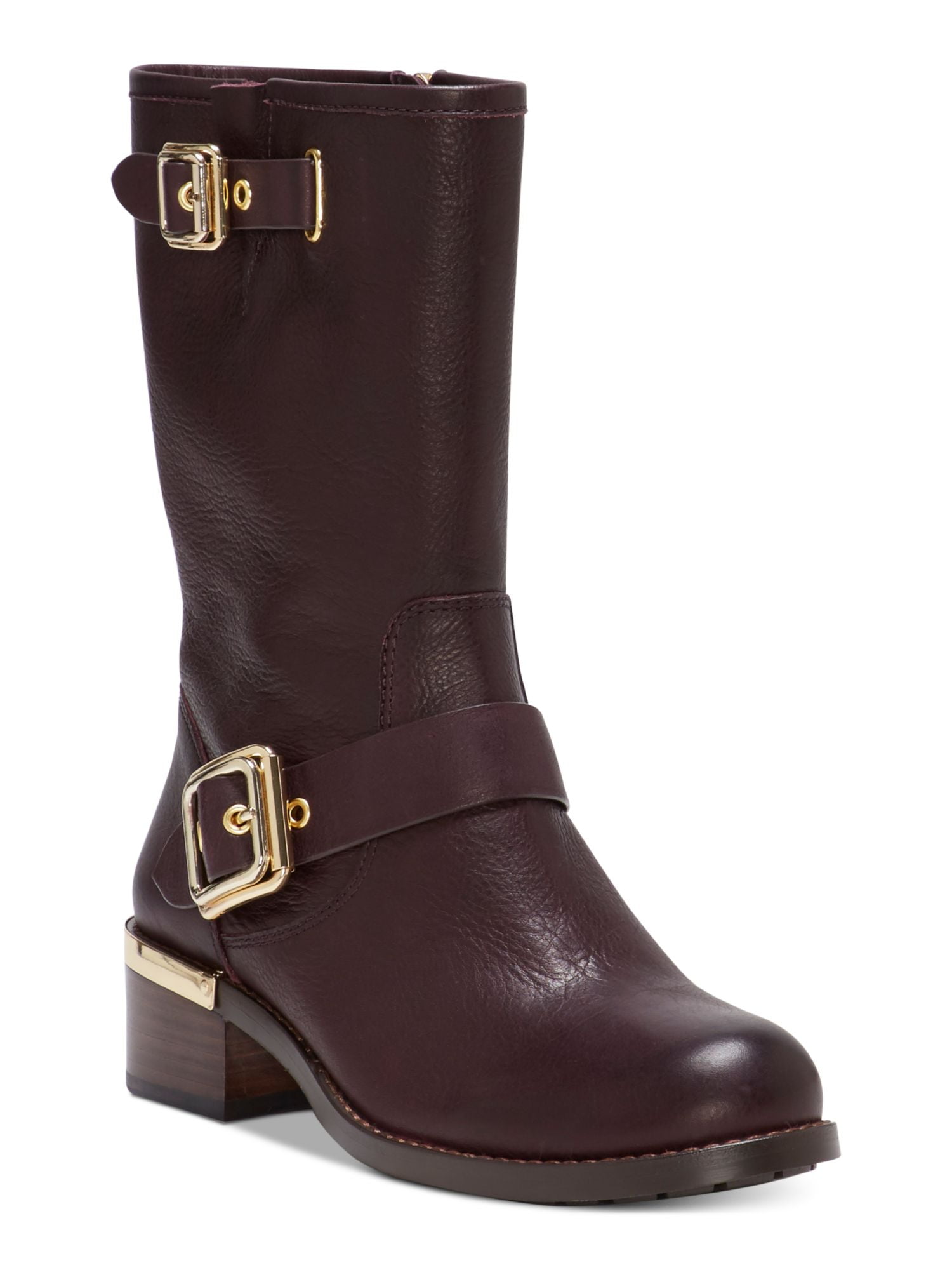 VINCE CAMUTO Womens Purple Buckle 