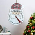 thumbnail image 1 of Letrero decorativo de de Navidad, madera de calendario para decoración de escritorio de decoración de hogar de Navidad Oficina yotijar Calendario Pizarra, 1 of 6