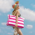 thumbnail image 7 of DAKIMOE Beach Bags For Women - Large Beach Tote Bags with Zipper Waterproof Sandproof Swim Pool Beach Bag Large Tote, 7 of 7