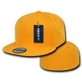 thumbnail image 2 of Decky RP1-PL-GLD-29 Retro Fitted Caps Gold - 7.75, 2 of 3