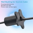 thumbnail image 3 of 4 PCS Starlink Wall Grommets Kit 5/8" Silicone Wall Bushing-Waterproof Drywall Tv Cord Pass Through Split Rubber Cable Grommet for Starlink Dishy Ethernet Cables Router (Grey 1-1/16" Height) Grey, 3 of 8