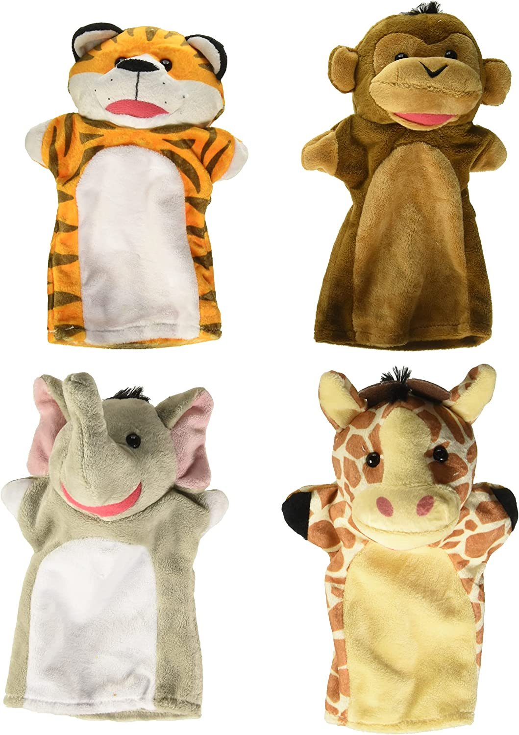 Melissa & Doug Barn Buddies - Set Di 6 Marionette A Mano Con Animali Della Fattoria, Per Bambini 2+ Anni