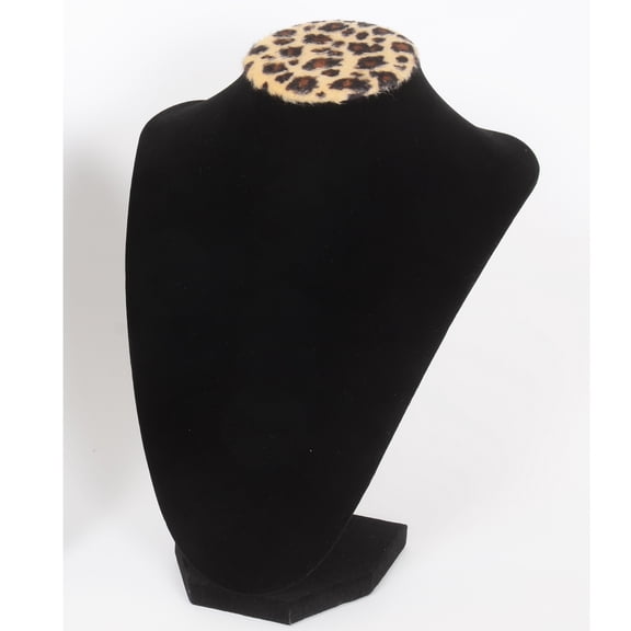 Leopard Necklace Pendant Chain Jewelry Bust Display
