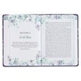 thumbnail image 2 of A Journey with Jesus 365 Devotions for Women, Purple Floral Faux Leather Flexcover, 2 of 6