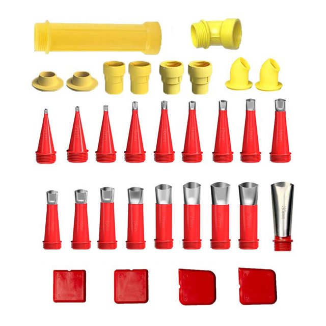 IMENGL Clearance! Delayuji Drill Bit Set Integrated Rubber Nozzle Tool Kit 2025 New Various Sizes Cartridge Tips Transparent Silicone Covers Silicone Pointed Cartridge Tips One Size Multi-Color