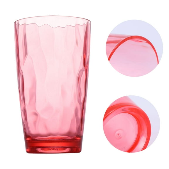 HEATSHAKING household glass water cup Cup Water Grain Pattern Family Daily Use 1Set