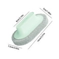 thumbnail image 3 of BCZHQQ Cleaning Tub & Tile Brush Refill Head,Non-Scratch Sponge for Bathtub Shower,5.51x2.95x1.96in,Pink/Blue/Green,Comfort Grip,Pack of 1, 3 of 7