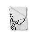 thumbnail image 2 of Saying Soft Flannel Fleece Throw Blanket, All You Need is Love Calligraphy Comic Fun Happiness Words Classic Artwork Print, Cozy Plush for Indoor and Outdoor Use, 50" x 70", White Black, by Ambesonne, 2 of 6