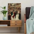 thumbnail image 5 of Elegant Christmas Ballroom Dance Canvas Print, Festive Regal Winter Holiday Home Bedroom Living Room Wall Decor Art, 5 of 8