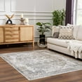 thumbnail image 6 of Hauteloom Hera Living Room, Bedroom Machine Washable Area Rug - Traditional - Ivory, Dark Blue, Light Blue - 2'3" x 3'9", 6 of 19