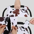 thumbnail image 3 of YIYIQCSJ Car Seat Cover Baby, Carseat Covers for Boy Girl, Minky Infant Car Seat Cover Winter, Peekaboo Opening Car Seat Canopy, Multiuse Baby Carrier, Stroller, Nursing Cover, Minky Blanket,, 3 of 7
