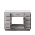 thumbnail image 4 of Shelter 48 in W x 22 in D White Oak Single Bath Vanity and White Quartz Top, 4 of 6