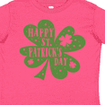 thumbnail image 4 of Inktastic Happy St. Patrick's Day Shamrock in Green Boys or Girls Toddler T-Shirt, 4 of 5