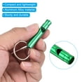 thumbnail image 4 of Uxcell Safety Whistle, Aluminum Outdoor Survival Whistle for Hiking, Green 12 Pack, 4 of 5