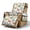 Beige-Butterfly, variant on SCRAWLGOD Beach Pineapple Starfish Print Recliner Chair Cover Non Slip Washable Furniture Protector Breathable Recliner Slipcover with Pocket