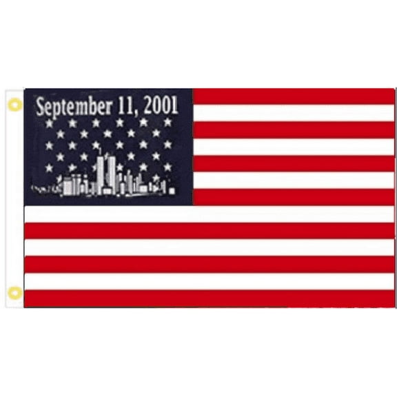 3X5 FT 9/11 Flag of Heroes Commemorative 3'x5' 100D Polyester 911 Flag