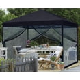 thumbnail image 5 of ABCCANOPY 10 ft x 10 ft Easy Pop up Outdoor Canopy Tent With Netting, Black, 5 of 6