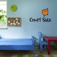 thumbnail image 3 of Holiday Gift Boys Courtside Cute Sports Wall Decal Decoration Basketball Players Wall Decal for Boy's Room Lasts Years and Easily Removable - Size: 23 in x 14 in, 3 of 3