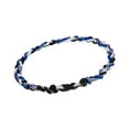 thumbnail image 2 of Collar de béisbol, collar de cuerda, decoraciones informales, joyería de regalo de moda para hombres, mujeres, niños, niñas, amantes del equipo de Azul negro, 2 of 8