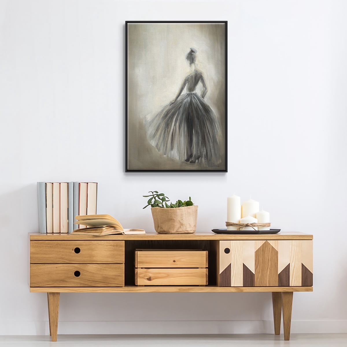 Over in the Light Framed Premium Gallery Wrapped Canvas - Ready to Hang