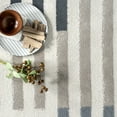 thumbnail image 6 of nuLOOM Robbi Modern Striped Area Rug, 3' x 5', Light Gray, 6 of 9