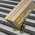 thumbnail image 4 of Costway Stair Climber Hand Truck with Telescoping Handle and Rubber Wheels 350 Lb Capacity, 4 of 10