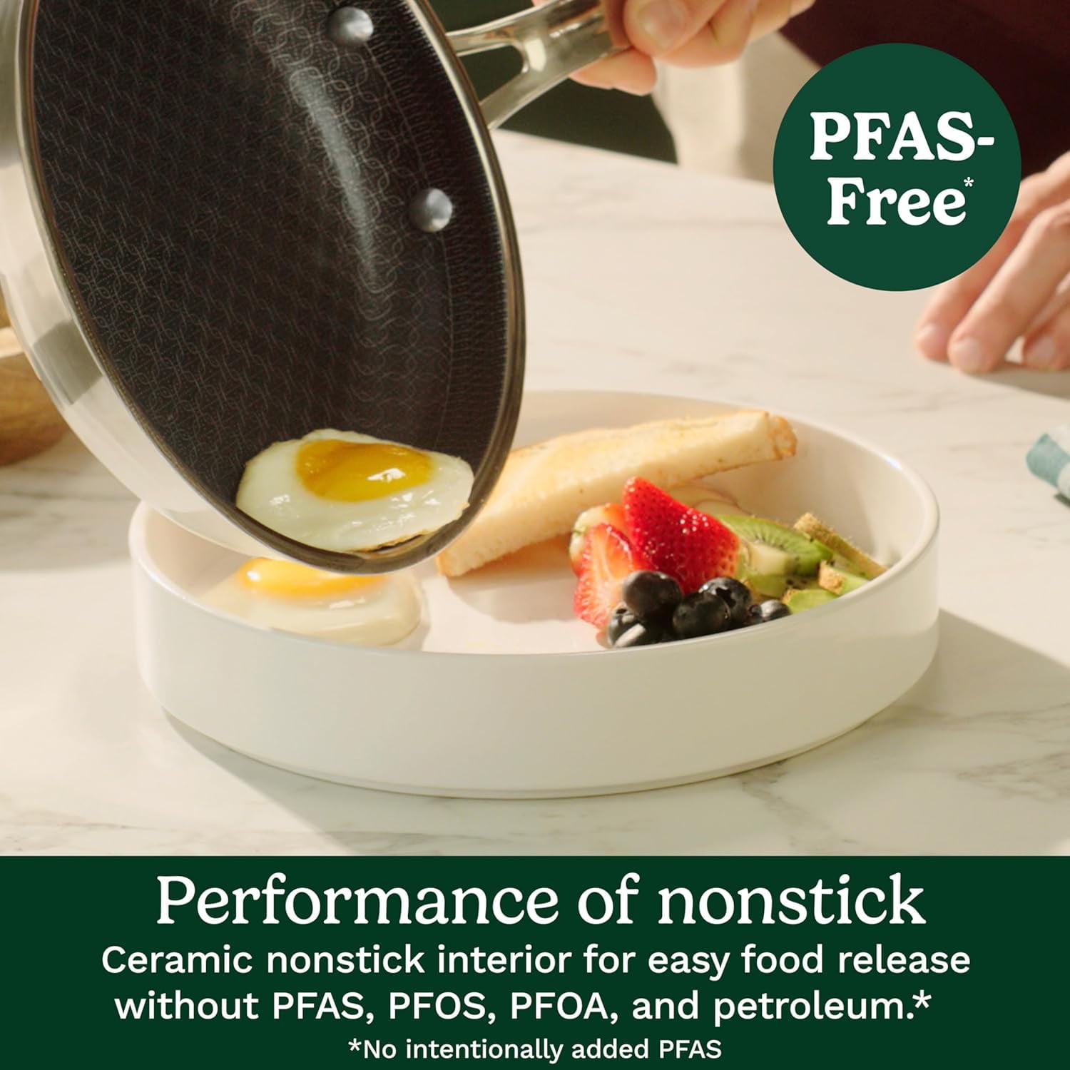 Cuisinart FusionPlus™ Non-Stick 10” Skillet, Stainless Steel Frying Pan, Compatible with Induction, PFAS-Free