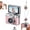 Girly Pink, variant on Mini Digital Camera, New ThumbSized Flip Screen MiniCamera wLCD Screen P,Mini KeychaRetro Camera, FlipScreen,BuiltFlash,Strap & Keychain,Ideal for Travel,Study,Concerts
