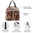 thumbnail image 4 of Easygdp Modern Urban Monkey Bolsa Térmica Premium - Tela Oxford Impermeable, Gran Capacidad, Bolsillo Frontal, Unisex para Trabajo, Escuela, Actividades al Aire Libre y Picnics, 4 of 8