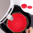 thumbnail image 4 of 1Pc Air Fryer Silicone Hand-held Bakeware Barbecue Plate Multifunctional Pad Red, 4 of 8