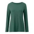 thumbnail image 4 of EDFBUYKRS Silk Button Down Shirts Satin Blouses for Women Casual Long Sleeve Shirt Business Work Tunic Tops S, 4 of 6