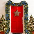 thumbnail image 3 of Clearance! Christmas Stairs Decoration Rattan Flowers Rattan Christmas Tree Festival Decorations Door Decoration, 3 of 3