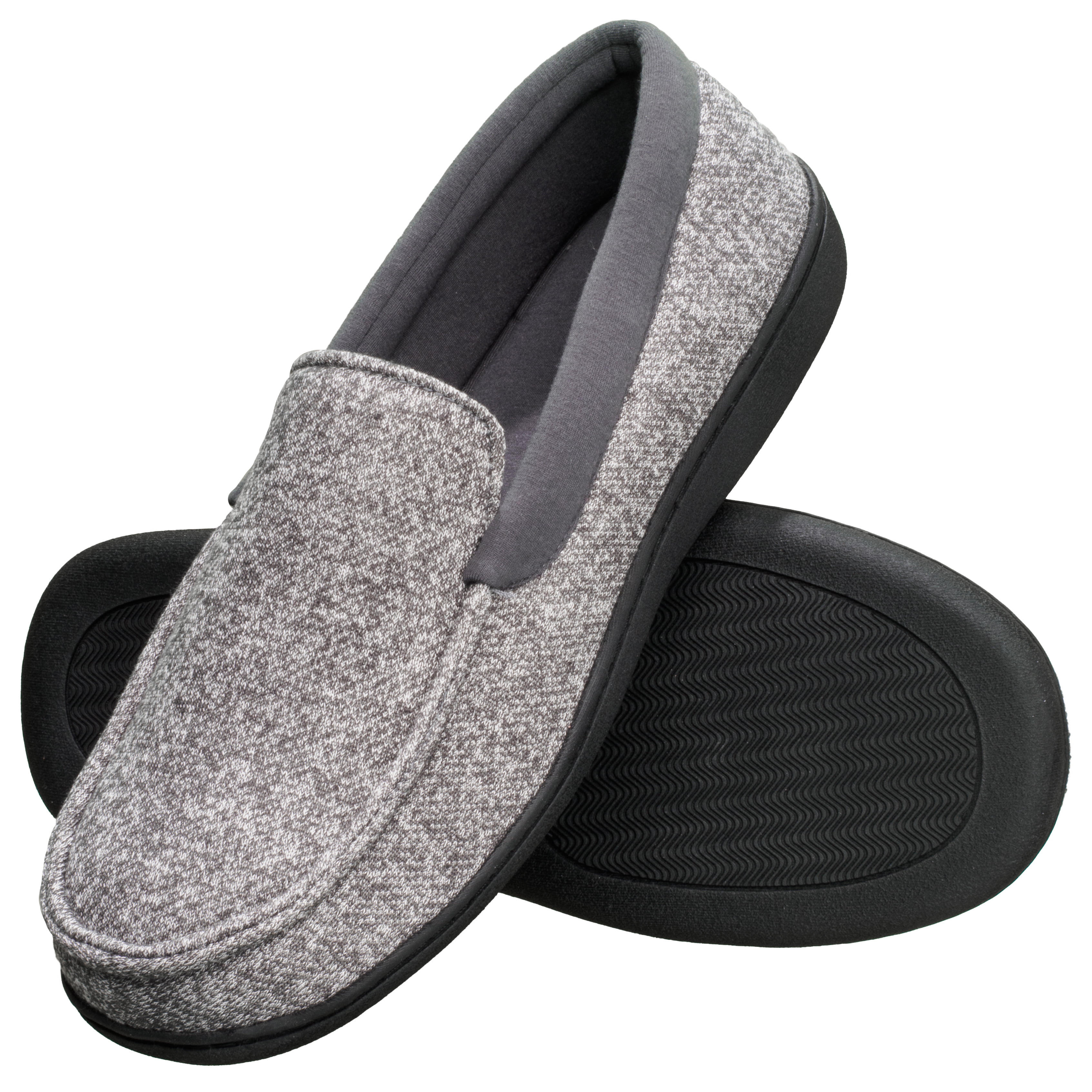 Mens Slippers Slip On Twin Gusset Indoor Home Bedroom House Slippers Shoes Size 