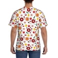 thumbnail image 3 of Bixox Men's Oriental Cuisine Printed Short Sleeve Skinny Athletic T-Shirt, 3 of 6