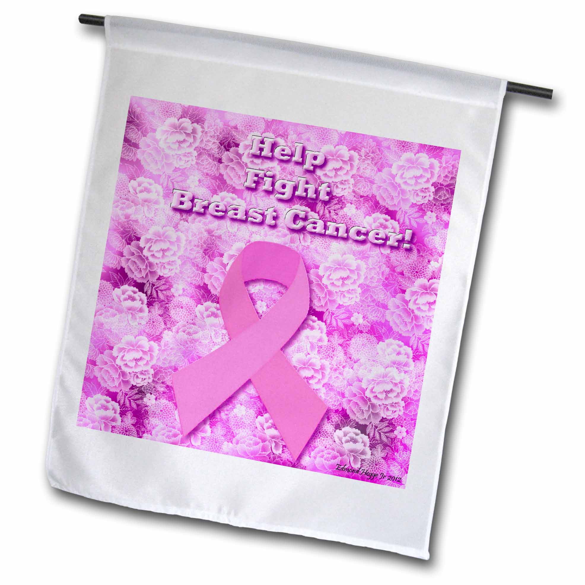 3dRose Help Fight Breast Cancer - Garden Flag, 12 by 18-inch - Walmart.com