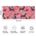 thumbnail image 3 of Chihuahua and Flower Florals Bathroom Rugs Mat,Non Slip Microfiber Bathroom Rug,Rubber Backing,Soft Bathroom Mats for Bathroom Floor,Tub and Shower,60x24in(150x60cm), 3 of 5