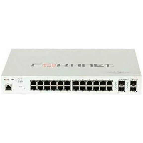 Fortinet FortiSwitch 224E 24Port L3 Managed -10/100/1000 Switch FS-224E