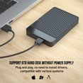 thumbnail image 2 of HBFAGFB Portable External Hard Drive Case Storage Containers Suitable for Outdoor Going Out Black, 2 of 3