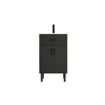 Elegant Kitchen and Bath Chandler 20 Inch Single Bathroom Vanity In Mocha Brown