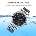 thumbnail image 2 of De pulsera Relojes de pulsera de cuarzo de lujo para hombre, reloj informal de negocios, reloj luminoso de moda, reloj resistente al agua de acero inoxidable, 2 of 8