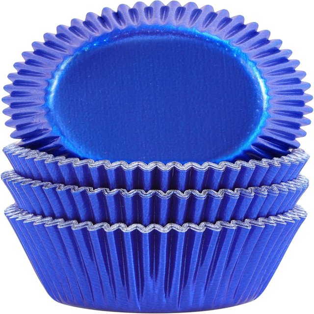 HLONK Gold Foil Muffin Cupcake Liners/Baking Cups Size 100-Count