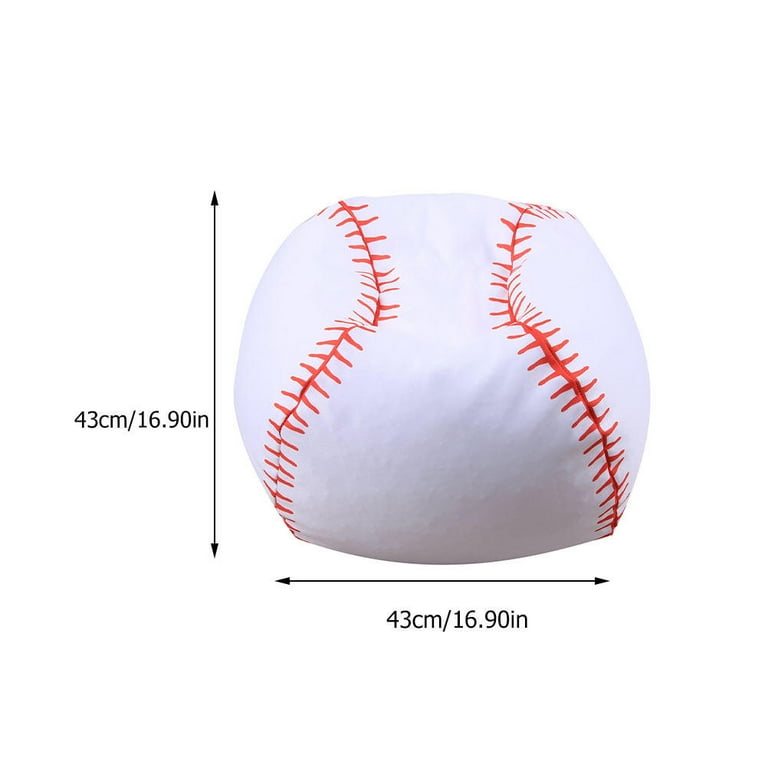 1pc Creative Stuffed Animal Storage Bean Bag Chair Baseball Style Storage Bag Walmart