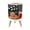 Color 1, variant on Small Trash Can with Lid Movie Sign Vintage Old Film Reels Popcorn Film Reel Cassette 1.8 Gallon Dog Proof Trash Can Round Garbage Can Waste Bin Wastebasket for Bathroom Bedroom Living Room