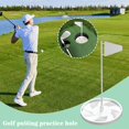 thumbnail image 2 of TQEHS Copa de golf con bandera para putting, copa de golf con hoyo, estable y desmontable para entrenamiento P0F2024 R6Y7, 2 of 5