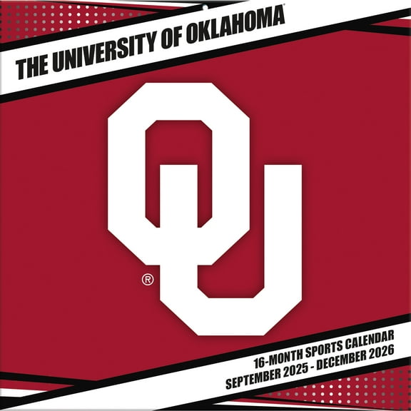 Oklahoma Sooners 2026 16M Turner Wall Calendar - Pf