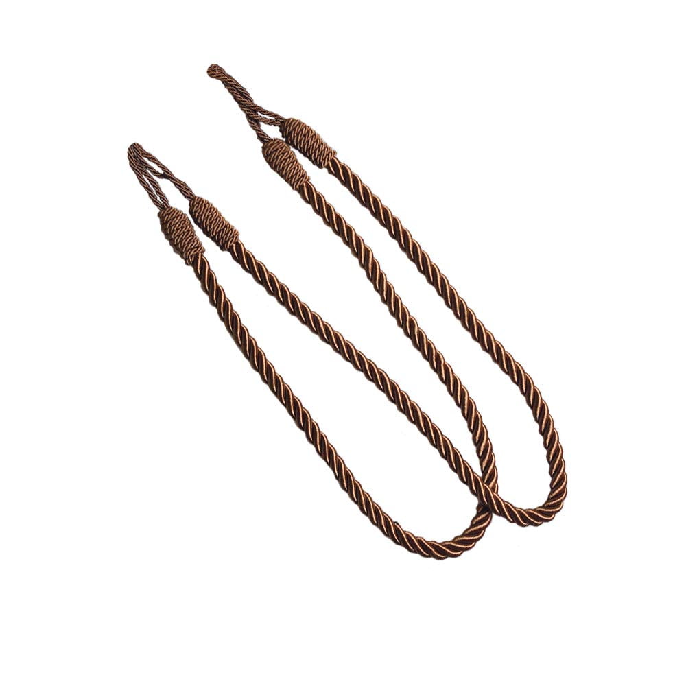 Cross Land 2 Pieces Rope Tiebacks for Curtains - Hand ...