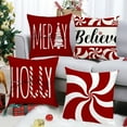thumbnail image 2 of Christmas Throw Pillow Covers for Winter Decor 18x18" Christmas Pillowcase Bedroom Sofa Cushion Pillow Cover Christmas Tree Decorative Pillow, 2 of 7