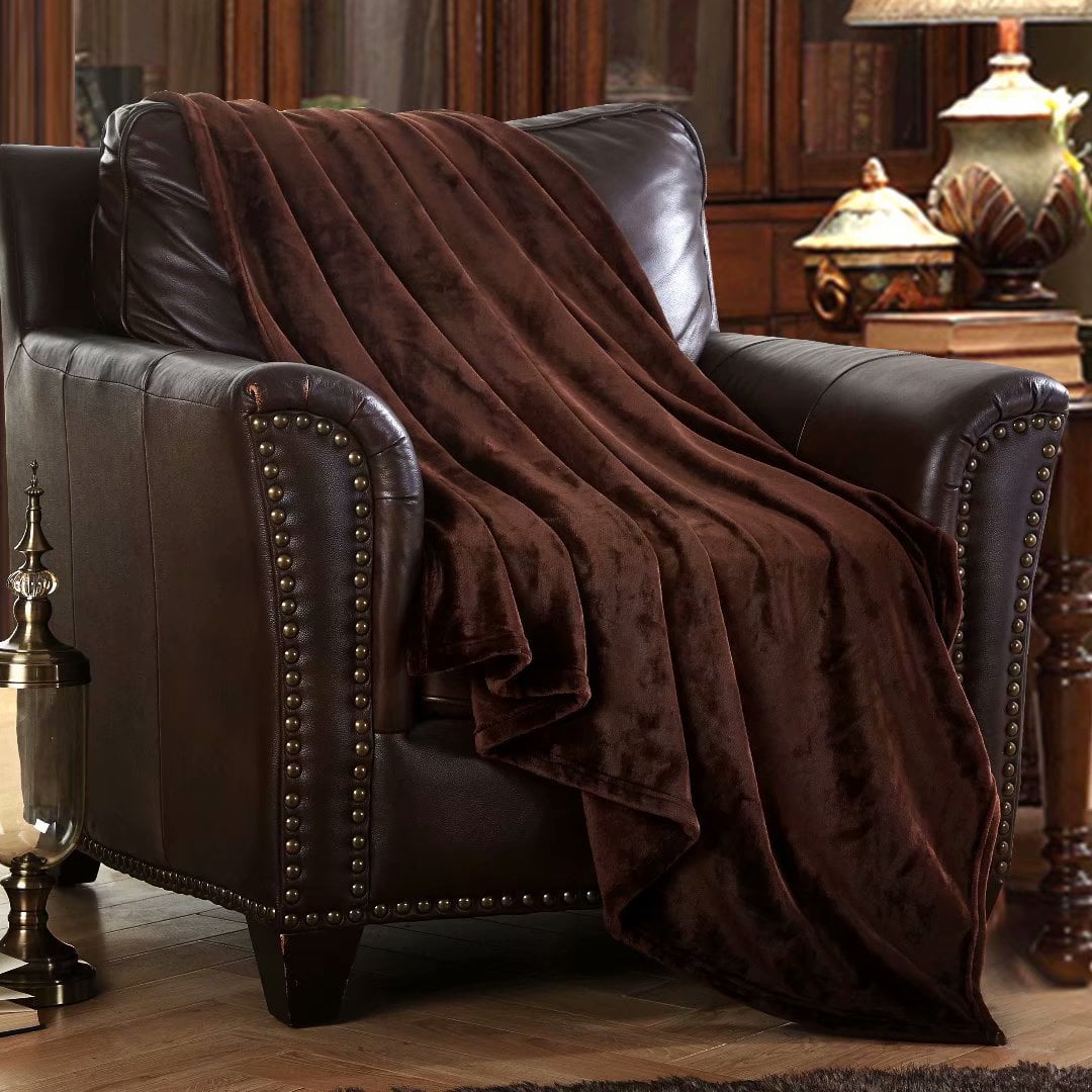 3' x 5' Caramel Tan Blanket Throws Comforters Sofa Couch Luxury Home Decors 