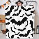 thumbnail image 1 of Manta Temática de Halloween | Manta de Franela para Cama o Sofá | 70X100Cm | Negra | Manta Suave y Ligera para Decoración Del Hogar y Uso Exterior | 1 Unidad, 1 of 6