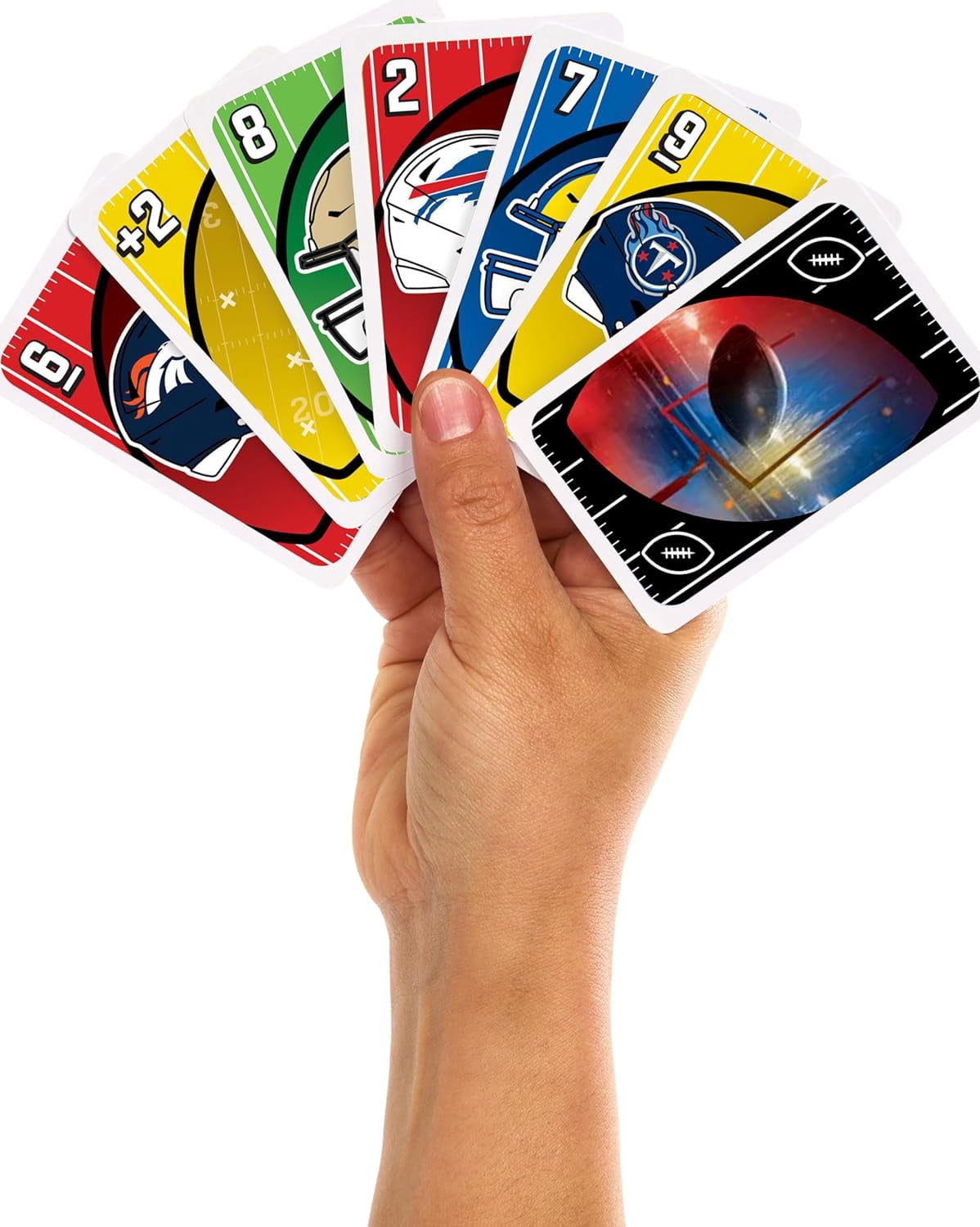 Mattel Kids & Adults UNO NFL Classic Card Game